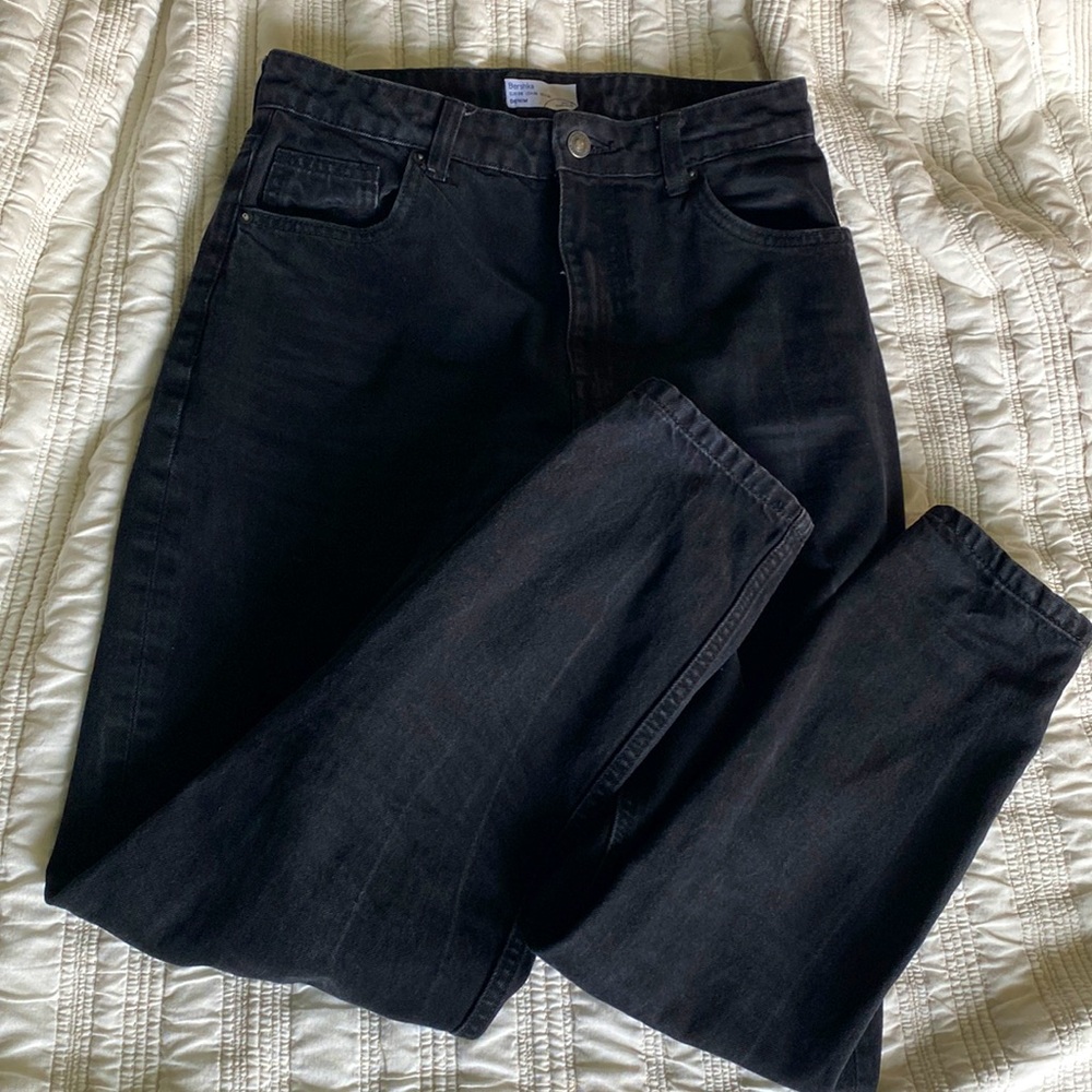 BERSHKA High Rise Mom Jeans